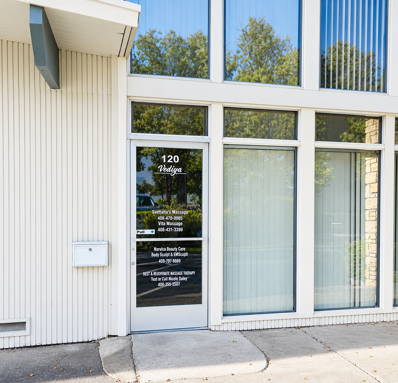 Entrance to Rest and Rejuvenate, Suite 120